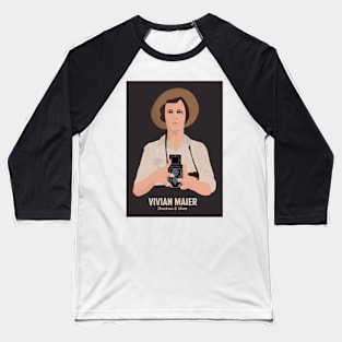 Vivian Maier - Shadows and Silver: Capturing Life's Essence Baseball T-Shirt